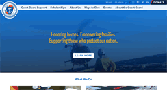 Desktop Screenshot of coastguardfoundation.org
